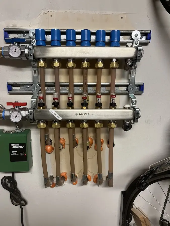 Plumber performing Gas Line Installation at a residential property in The Hammocks